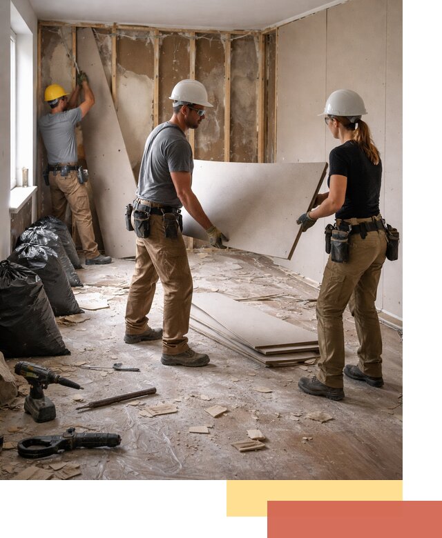 Демонтаж стеновых панелей в Новокуйбышевске быстро и аккуратно