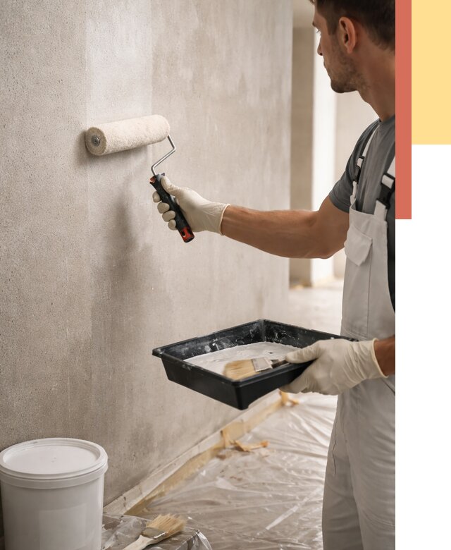 Грунтовка стен в Новокуйбышевске от 2253 руб. м2 — быстро, недорого, с материалом | ОТДЕЛОЧНИК-Нвб