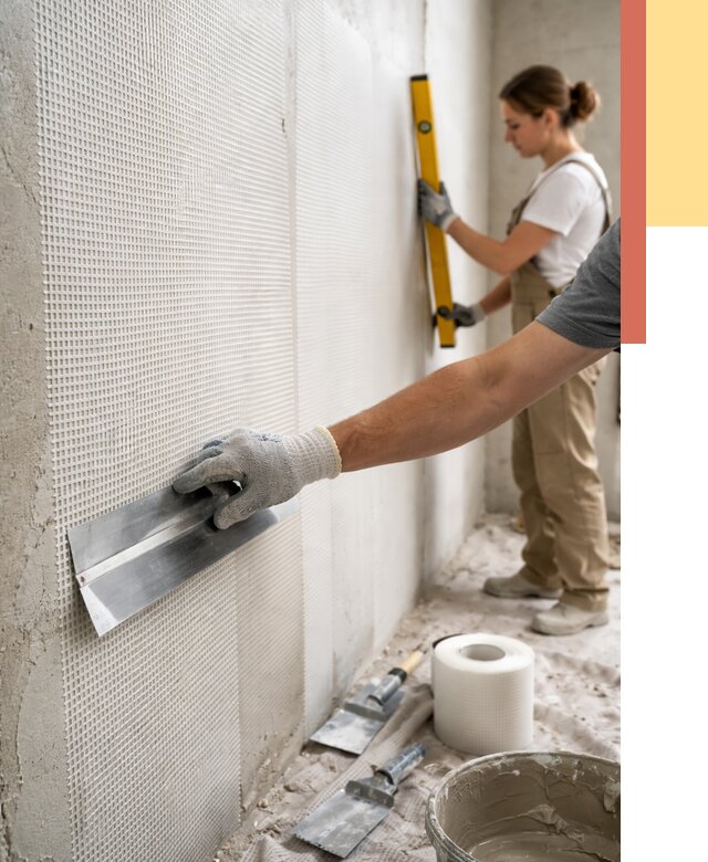 Армирование стен стеклосеткой в Новокуйбышевске от 3277 руб. под ключ | ОТДЕЛОЧНИК-Нвб