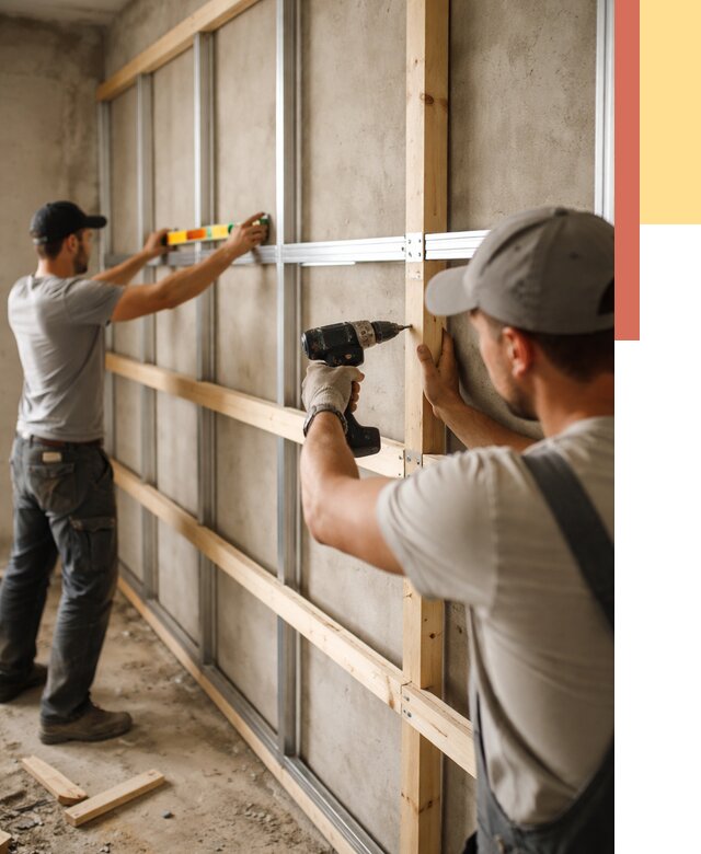 Устройство обрешетки под панели в Новокуйбышевске от 2151 руб. — монтаж под ключ | ОТДЕЛОЧНИК-Нвб