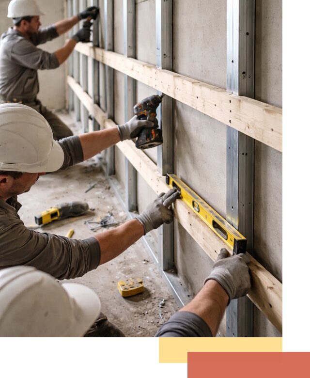 Устройство обрешетки под панели в Новокуйбышевске