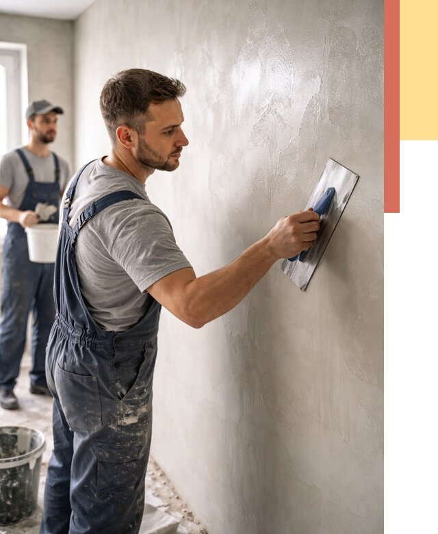 Глянцевание штукатурки стен в Новокуйбышевске от 7682 руб. — услуги и затирка | ОТДЕЛОЧНИК-Нвб