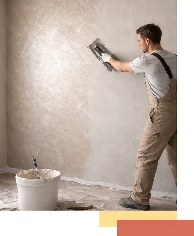 Декоративная штукатурка «Мокрый шелк» под ключ в Новокуйбышевске