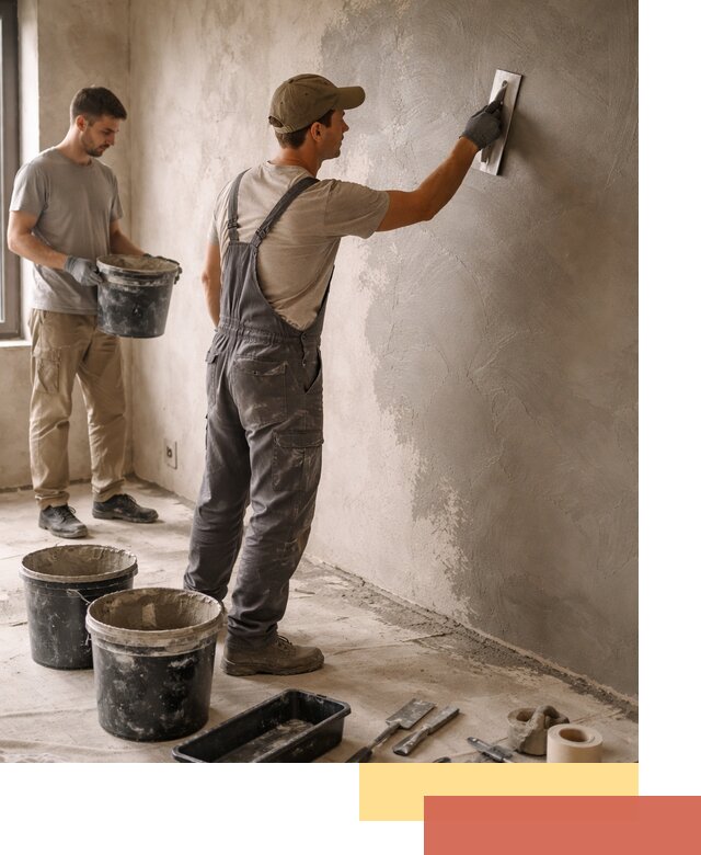 Нанесение микроцемента на стены в Новокуйбышевске качественно и быстро