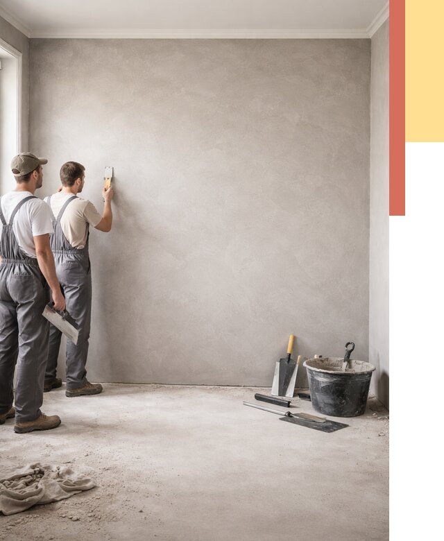 Микробетон на стены в Новокуйбышевске от 1280 руб. — нанесение и отделка | ОТДЕЛОЧНИК-Нвб