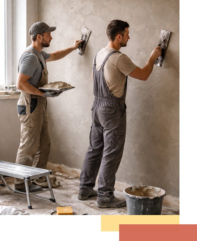 Ремонт декоративной штукатурки и восстановление фактуры в Новокуйбышевске