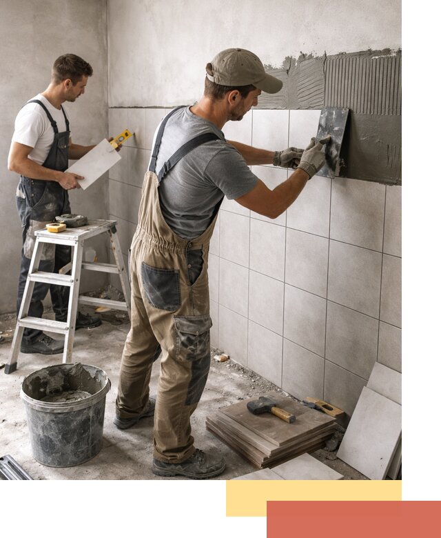 Укладка плитки на стены в Новокуйбышевске профессионально и надежно