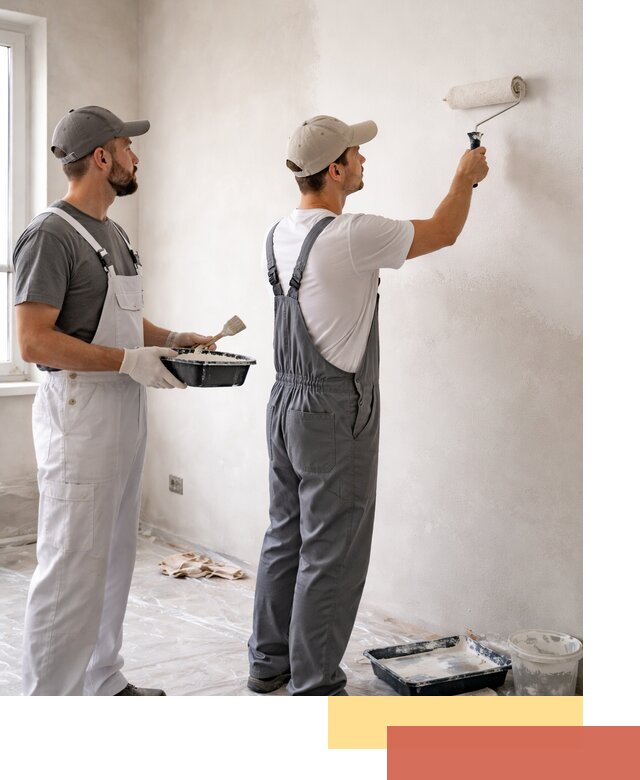 Покраска стен водоэмульсионной краской в Новокуйбышевске