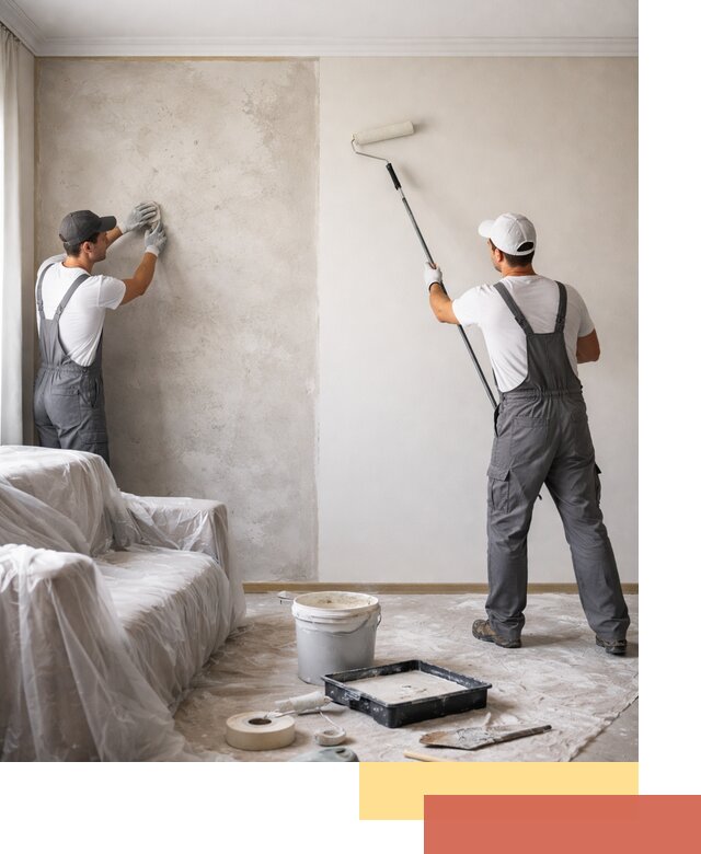 Покраска стен антивандальной краской в Новокуйбышевске