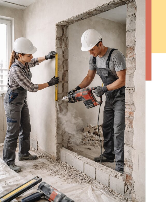 Создание проемов в стенах в Новокуйбышевске от 6657 руб. — алмазная резка и расширение | ОТДЕЛОЧНИК-Нвб