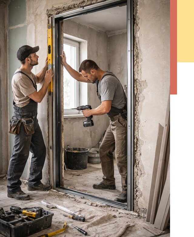 Закладка дверного проема в Новокуйбышевске от 3585 руб. — быстро и недорого | ОТДЕЛОЧНИК-Нвб