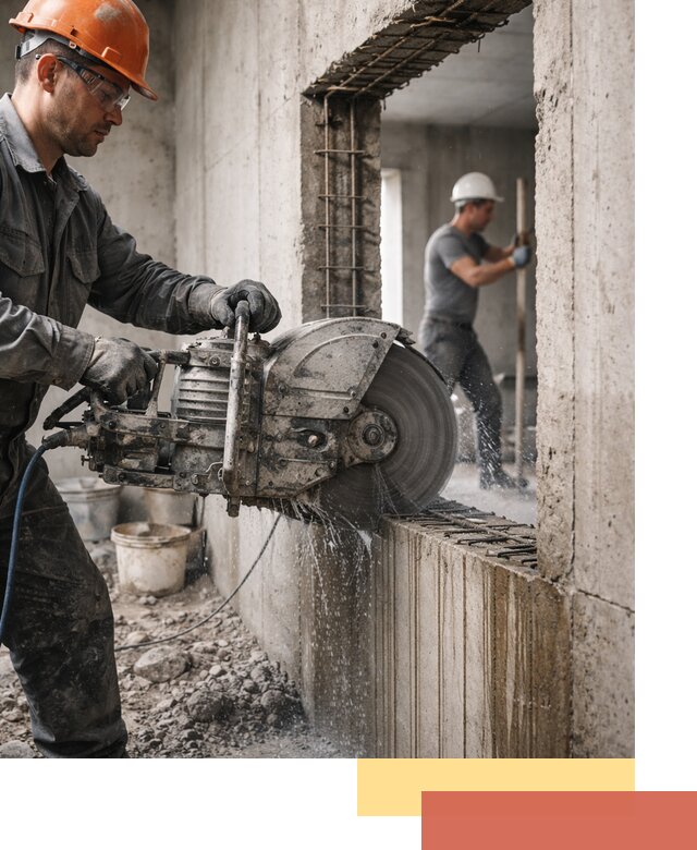 Алмазная резка проемов в Новокуйбышевске быстро и точно