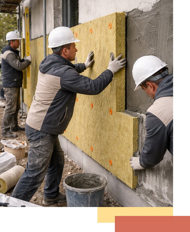 Утепление стен минватой в Новокуйбышевске — тепло и звукоизоляция