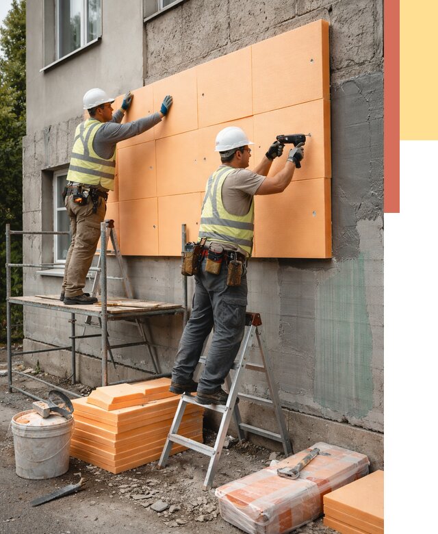 Утепление стен пеноплексом в Новокуйбышевске от 1895 руб./м2 — быстро и недорого | ОТДЕЛОЧНИК-Нвб