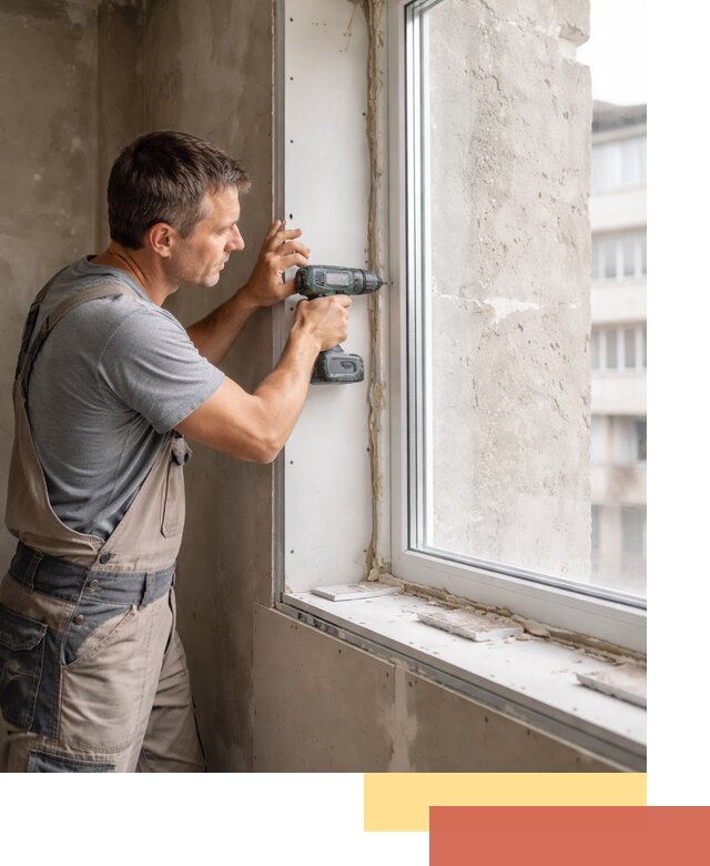 Монтаж гипсокартонных откосов в Новокуйбышевске под ключ