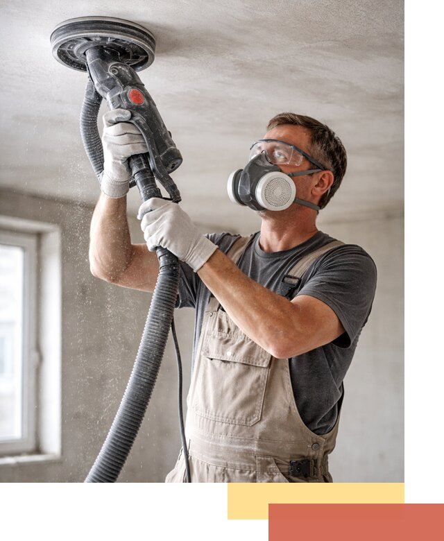 Шлифовка потолка в Новокуйбышевске — качественная подготовка под отделку