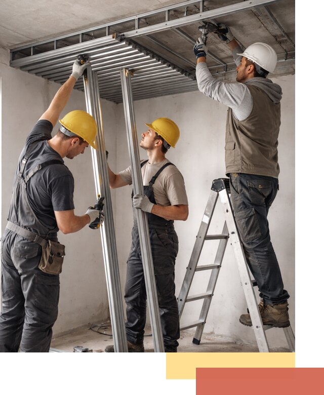 Монтаж реечного потолка под ключ в Новокуйбышевске