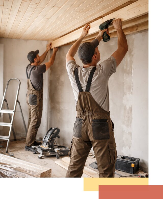 Монтаж потолка из вагонки в Новокуйбышевске профессионально и аккуратно