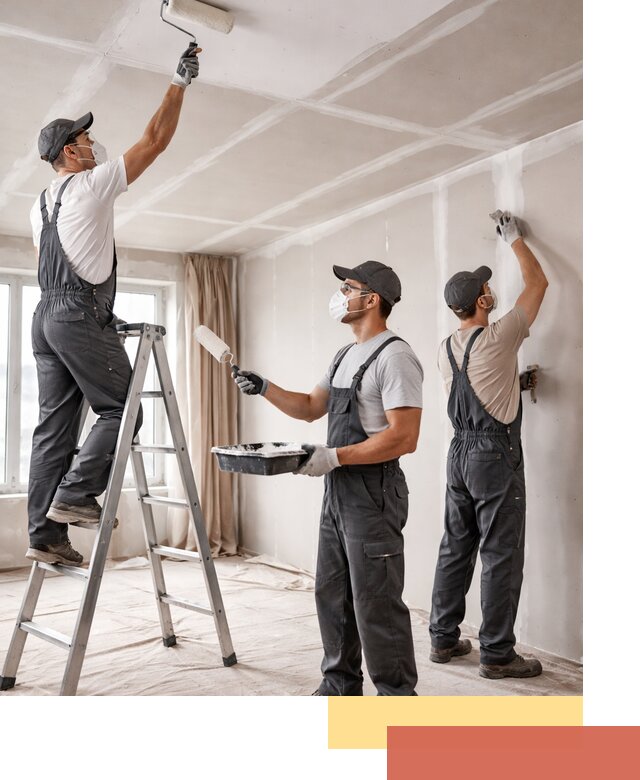 Покраска потолка из гипсокартона в Новокуйбышевске качественно и недорого