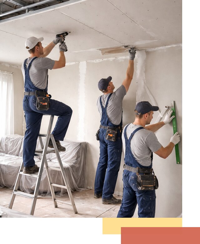 Профессиональная отделка потолка в Новокуйбышевске быстро и качественно