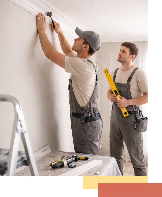 Монтаж потолочного плинтуса в Новокуйбышевске качественно и быстро