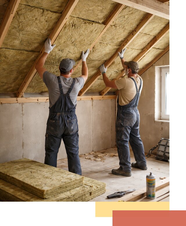 Утепление потолка минеральной ватой в Новокуйбышевске