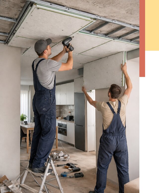 Шумоизоляция потолка панелями зипс в Новокуйбышевске от 1895 руб. под ключ | ОТДЕЛОЧНИК-Нвб